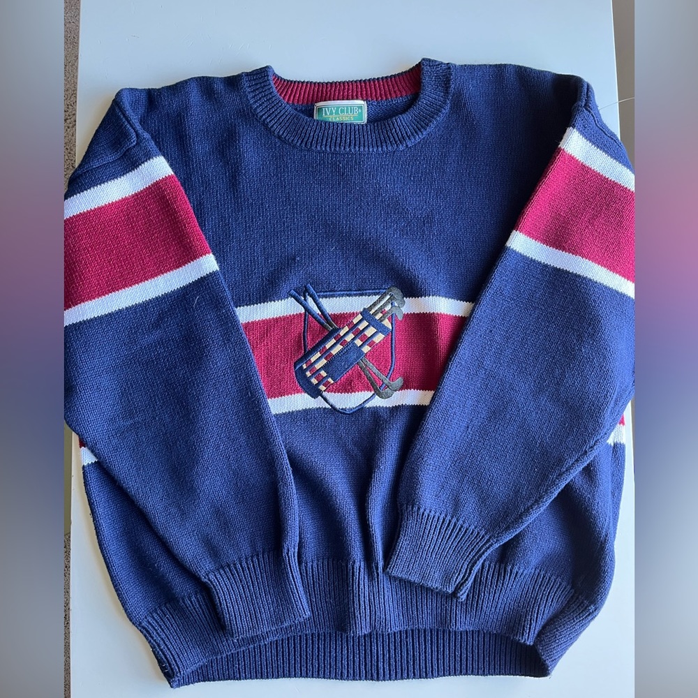 Ivy Club Classic Vintage golf sweater